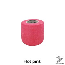 Bandagem Phantom HK - 5cm x 4,5m Esticado - Lisa - Hot Pink