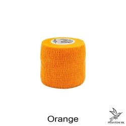 Bandagem Phantom HK - 5cm x 4,5m Esticado - Lisa - Orange