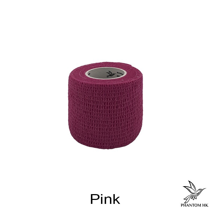 Bandagem Phantom HK - 5cm x 4,5m Esticado - Lisa - Pink