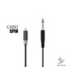 Cabo RCA-SPIN Phantom HK - Cinza/Prata