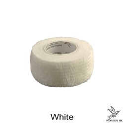 Bandagem Phantom - 2,5cm x 4,5m Esticado - Lisa - White