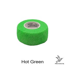 Bandagem Phantom HK - 2,5cm x 4,5m Esticado - Lisa - Hot green