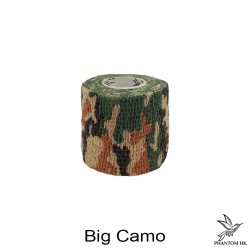 Bandagem Phantom HK - 5cm x 4,5m Esticado - Estampada - Big camo