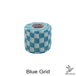Bandagem Phantom HK - 5cm x 4,5m Esticado - Estampada - Blue Grid