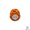 Bandagem Phantom HK - 5cm x 4,5m Esticado - Estampada - Orange with Paw