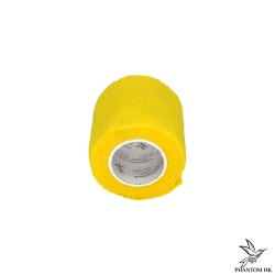 Bandagem Phantom HK - 5cm x 4,5m Esticado - Lisa - Yellow