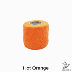 Bandagem Phantom HK - 5cm x 4,5m Esticado - Lisa - Hot Orange