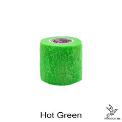 Bandagem Phantom HK - 5cm x 4,5m Esticado - Lisa - Hot Green